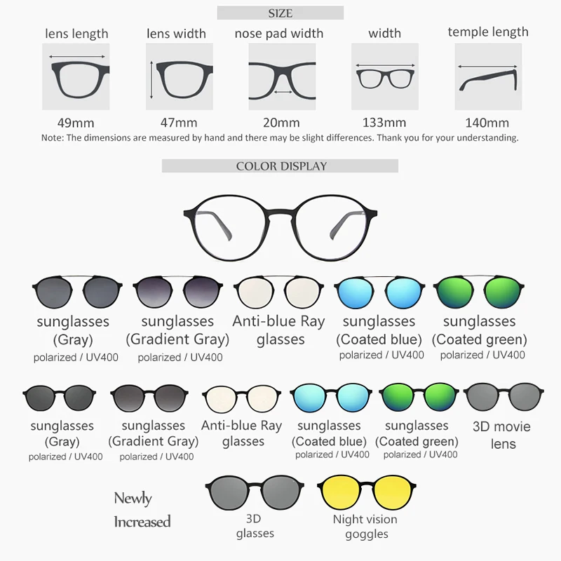Fashion Sunglasses Eyeglasses Frames Eyewear Frames Fashion Eyeglasses Bauhaus Magnetic Sunglasses Polarized Sunglasses Myopia glasses frame five color fashion Optical ULTEM Eyewear