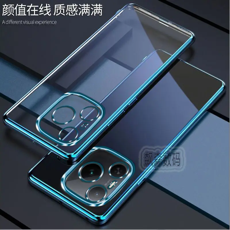 Enhanced Electroplated Transparent TPU Shockproof Case - Anti-Drop Protective Cover