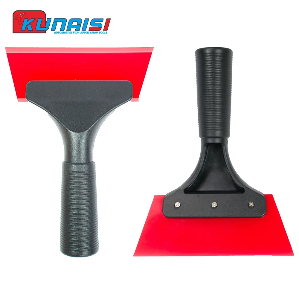 1PCS Automotive Window Film Scraper Vinyl Packaging Kit for Wallpaper and Film Scraping Glass Cleaning Silicone Scraper KUNAISI car film scraper car vinyl scraper silicone scraper automotive film tools car wrapping tools car cleaning kit window scraper window scraper tool