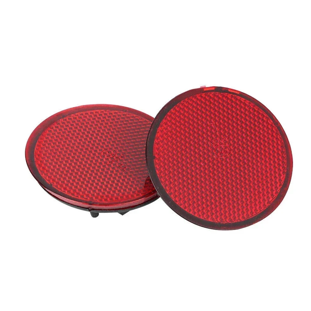 Rear Bumper Round Reflectors for Nissan QASHQAI 2007-2015 Red Color ABS Material OE Compatible 26561JE20A 26560JE20A