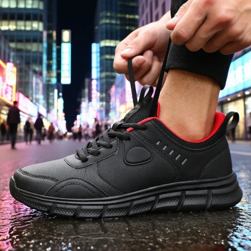 Men's Running Casual Shoes Waterproof Lightweight Comfortable Walking Shoes Summer Breathable Hiking Camping Outdoor Sneakers
