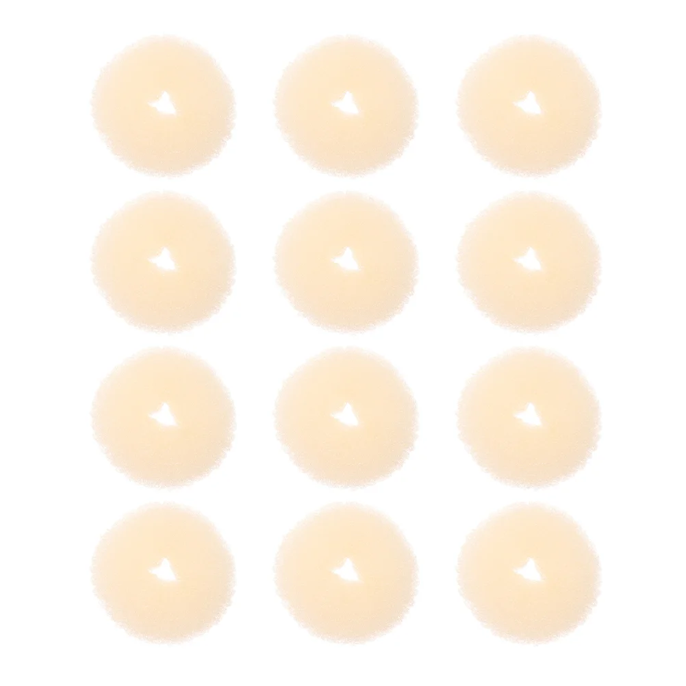 12 Pcs Hair Accessories Girl Bun Shaper Braider Doughnut for Curler