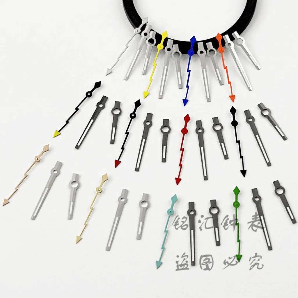 NH35 Lightning Second Hands Green Red Silver Gold Blue Orange Watches Needles NH35 NH36 NH38 NH39 Movement Watches Pointers watch accessories