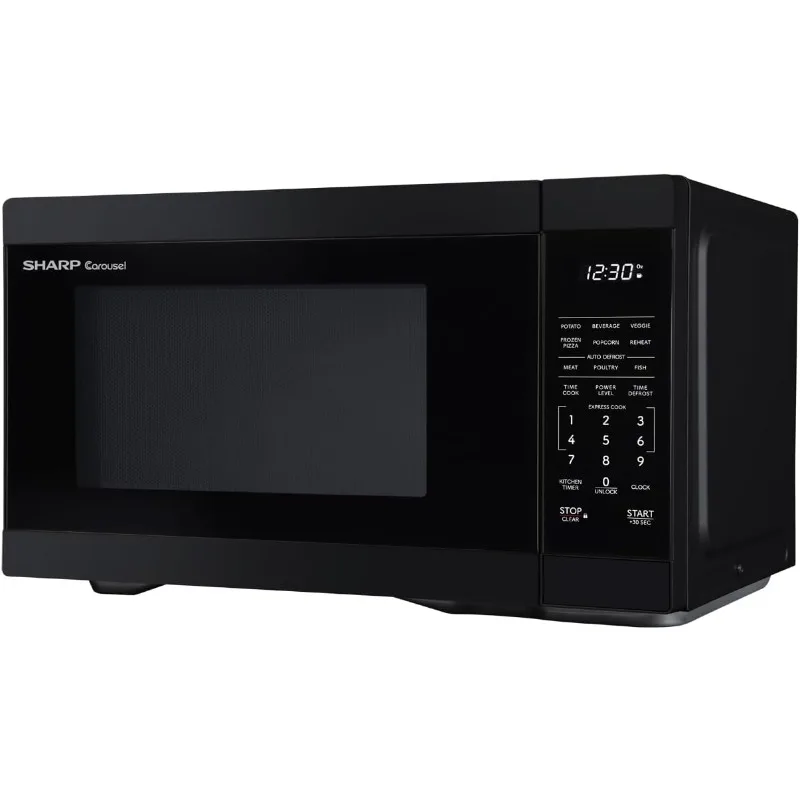 Microwave Oven with Removable 12.4" Turntable, Cubic Feet, 1000W Countertop Microwave, 1.1 Cubic Feet 2