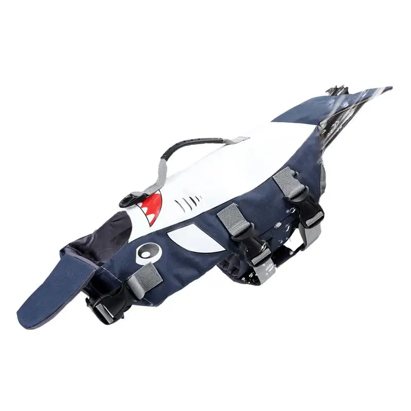 

Outdoor Dog Swimwear Comfortable Dog Life Saver Pet Safety Vest Cute Shark Design Sports Style Dog Life Saver
