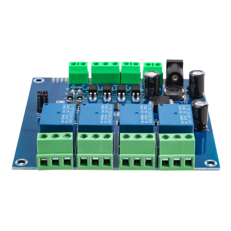 

Четырехсторонний релейный модуль Modbus RTU 7-24 В, релейный модуль коммутатора RS485/TTL, вход и выход с защитой от обратного хода