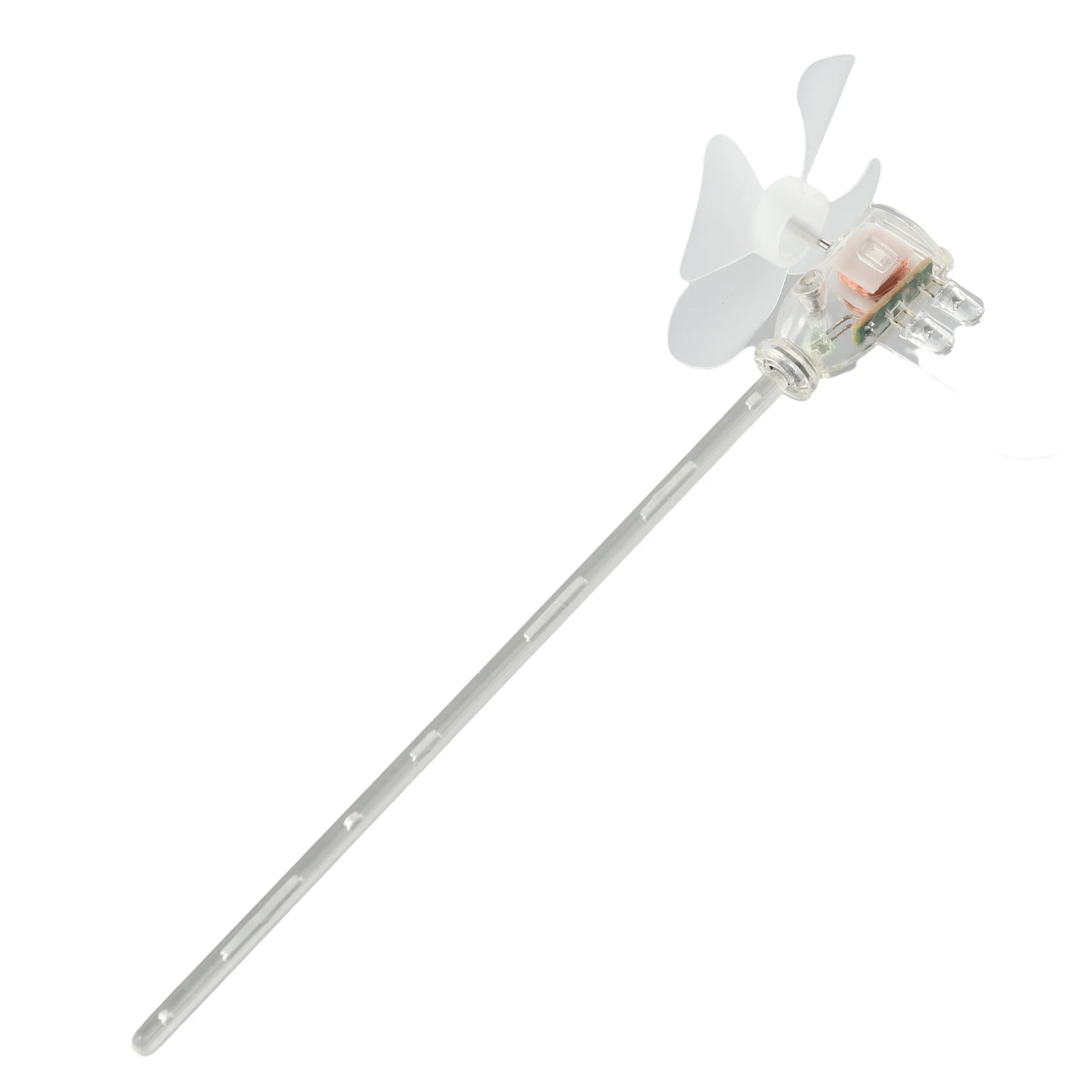 고품질 실용적인 풍력 터빈 LED 교육 도구 자동 회전 발전기 풍력 터빈 1개 2개의 파란색 LED 360 °   회전시키기