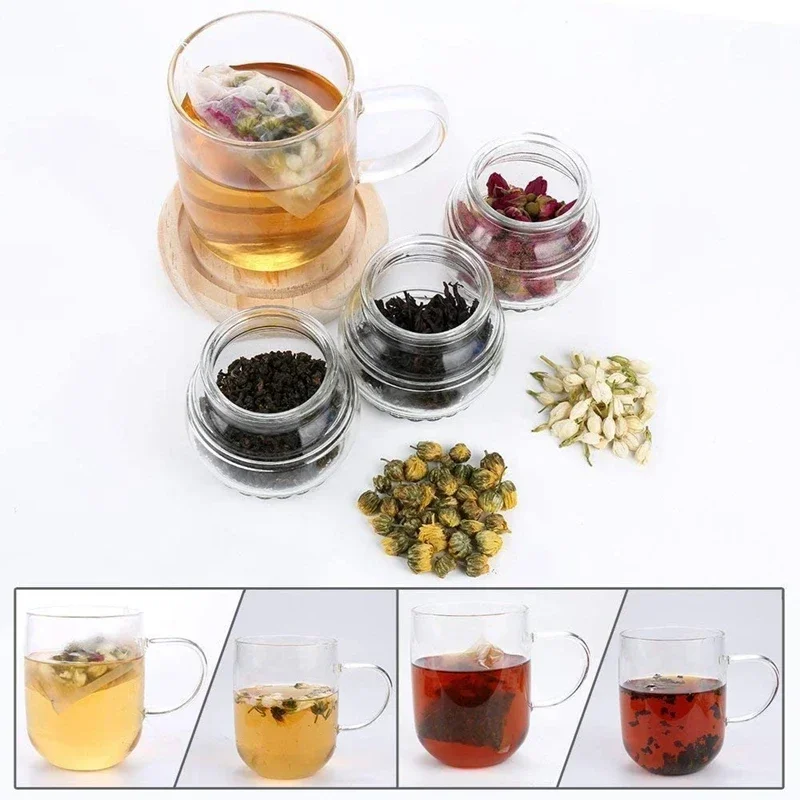 Description Picture 5 of item100pcs Useful Tea Brewing Bag Tea Bags Disposable Soup Seasoning Bag Stew Ingredients Traditional Chinese Medicine Gauze Bags