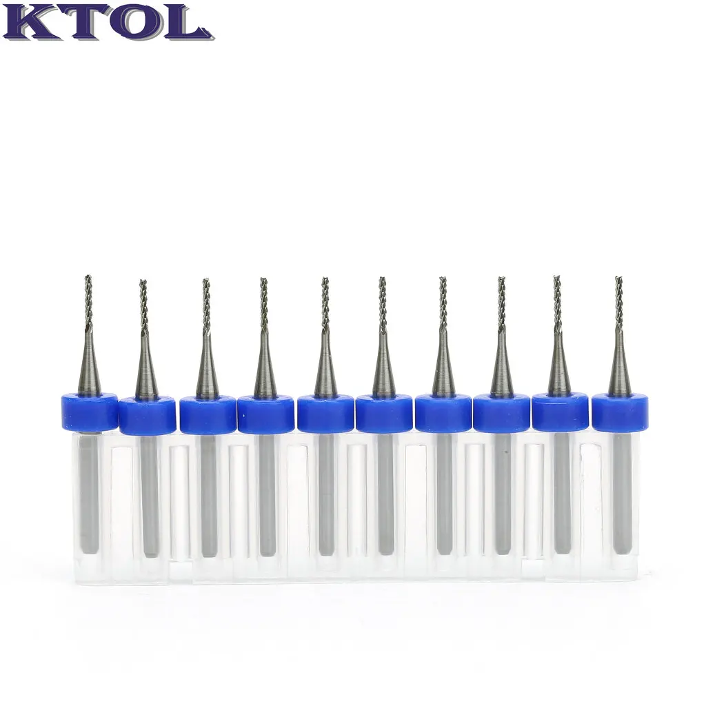 

3.175*0.9mm PCB End Milling Cutter CNC Router Cutting Tool Drill Bit Mini Import Micro Tungsten Carbide Processing Endmill 10pcs