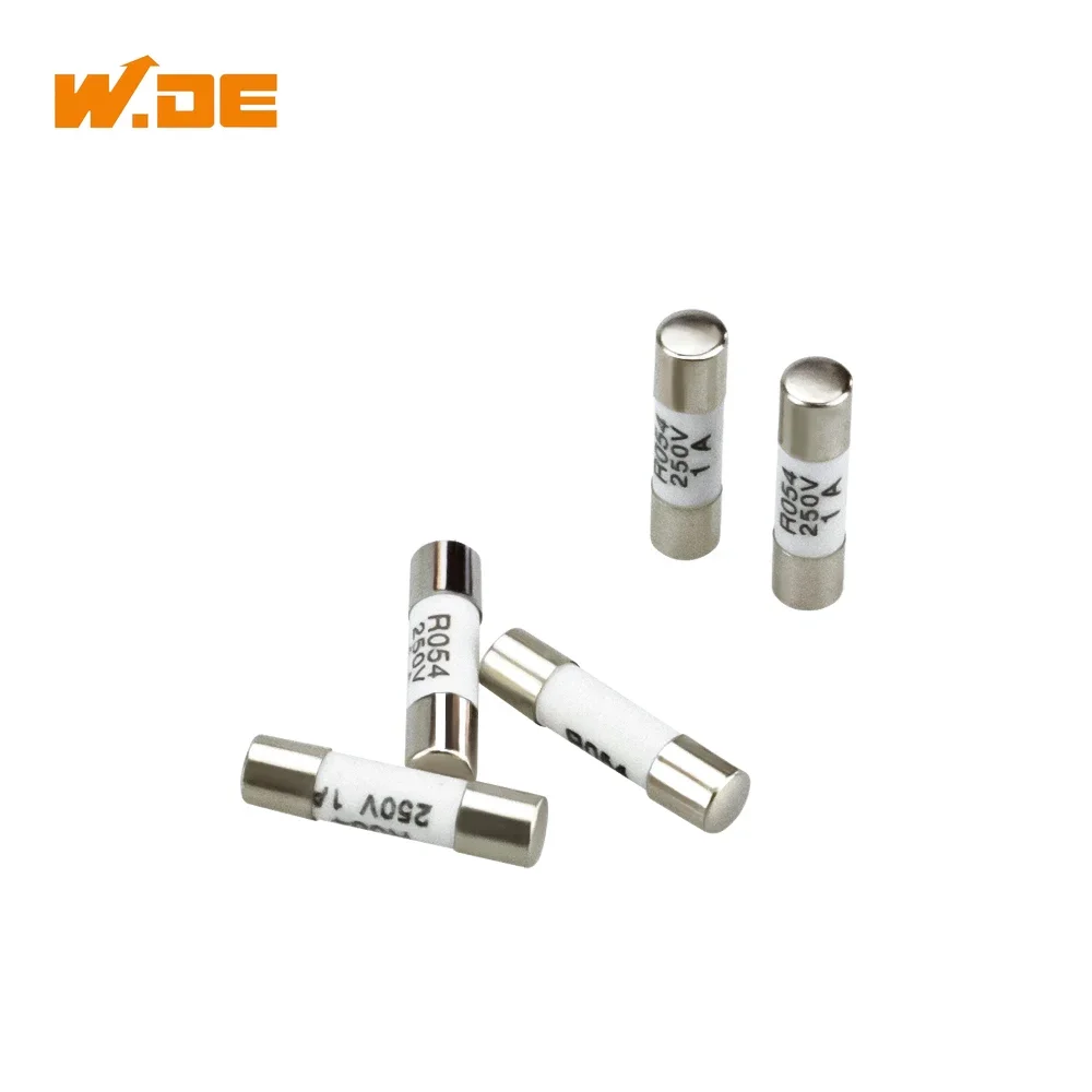 100Pcs 5x20mm Quick Blow Glass Tube Fuse Assorted Kit, Fast-Acting 1A-10A for Electronics/Car/Audio, UL94V-0 Certified