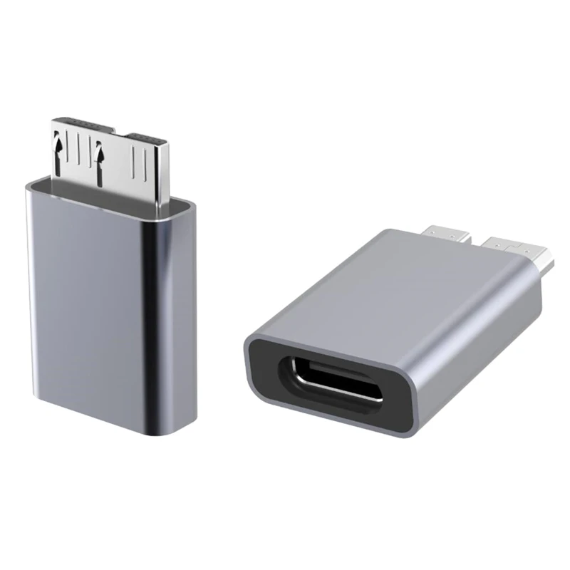 Micro B USB C 3.0 męski na typ C Adapter żeński type-c USB3.0 Micro B złącze na zewnętrzny dysk twardy kabel HDD