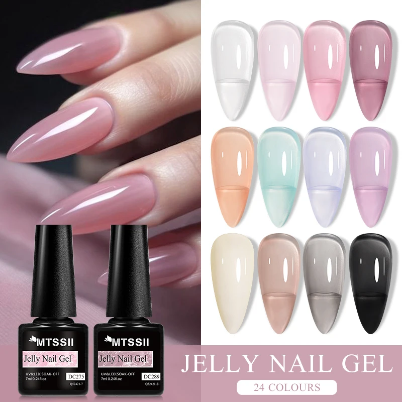 Mtssii Jelly Gel Nail Polish Set Image 3