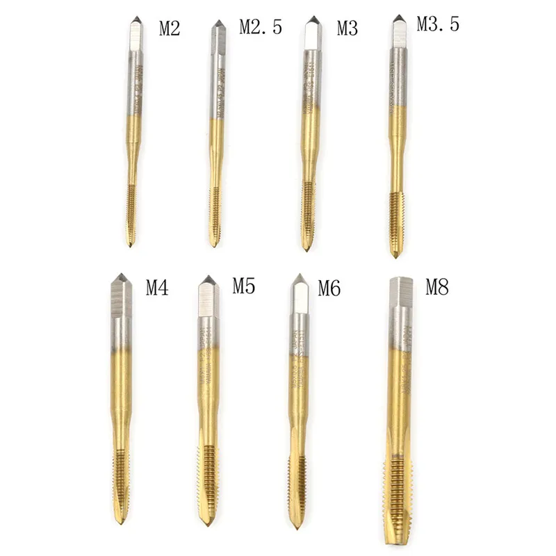 High-Speed Steel Metric Straight Flute Thread Screw Tap Plug