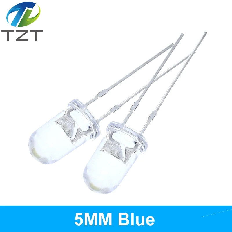 รูปสินค้า หลอดไฟ LED สีสันสดใส 5 มม. 10 ชิ้น