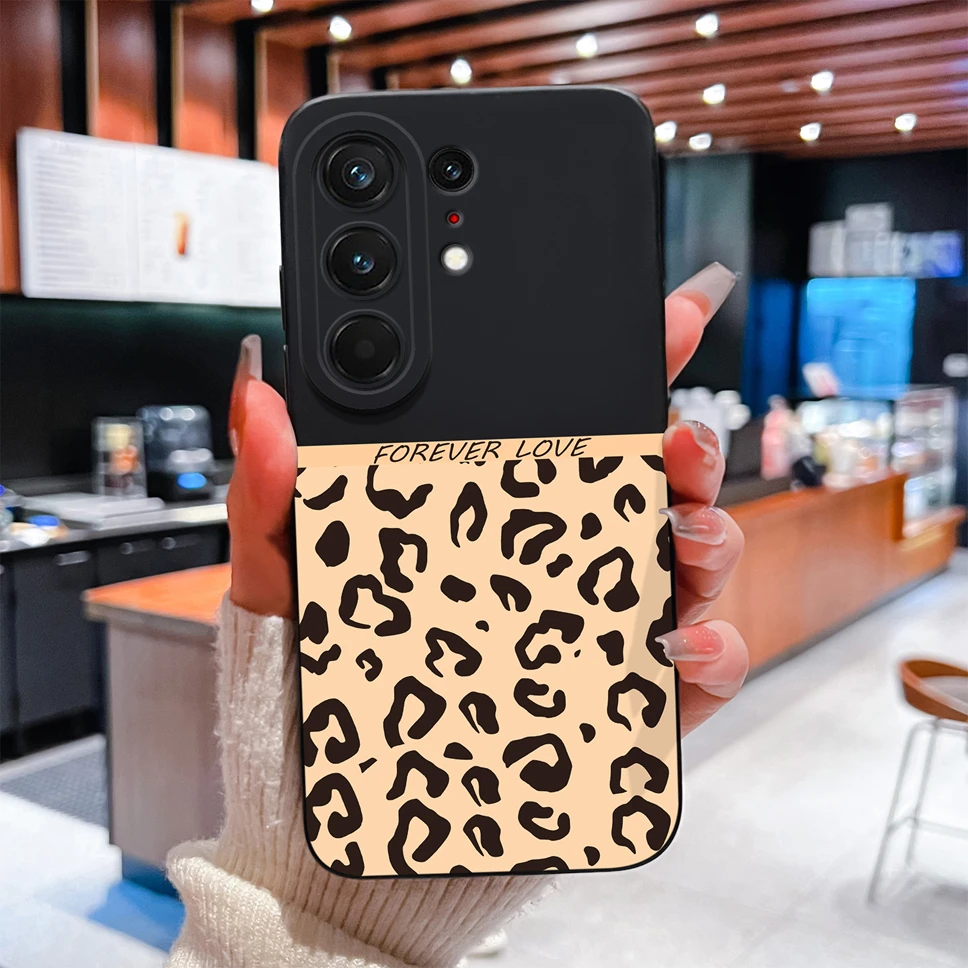 Abstract Line Art Print Liquid Silicone Shockproof Case with Camera Protection