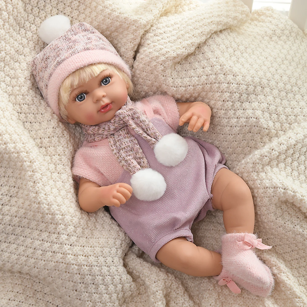 Puppenkleidung für 45 cm Babypuppen, DIY-Puppenzubehör für 45 cm große Puppen, Pullover, Overall, Kleidung für wiedergeborene Babypuppen – Detail 12