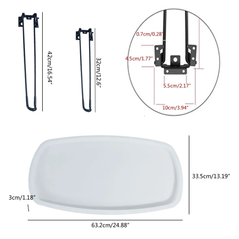 Рисунок 6 - Формы для стола из смолы