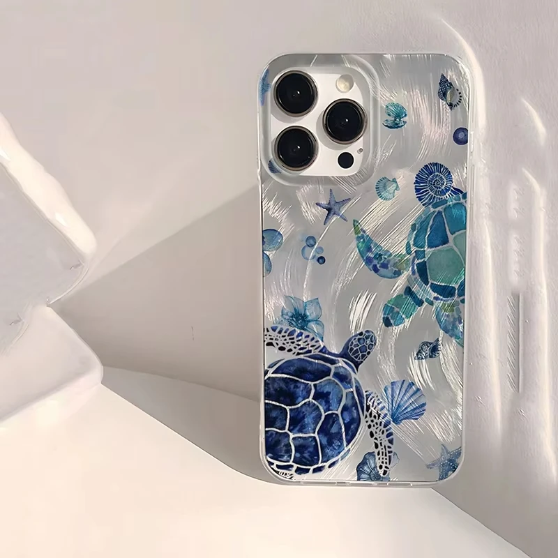 Tropical Sea Turtle Beach Pattern Phone Case Cover