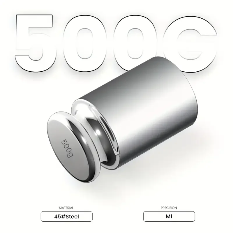 Precision Stainless Steel Calibration Weights Set - Chrome-Plated, Household and Professional Use