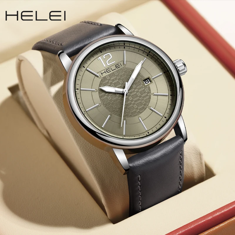 HELEI new modern minimalist style jazz series multi-function quartz movement 2024 men's quartz watches men's watches the style of movement