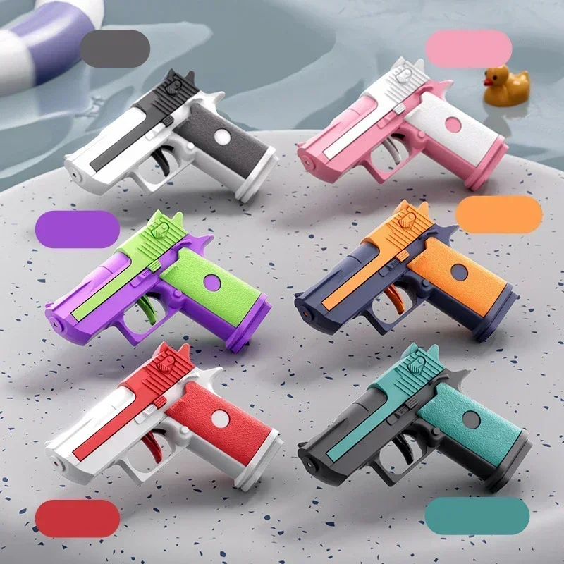 Mini Manual Water Gun Desert Eagle Pistol Shooting game Fight Toy Gun Water Play Summer Outdoor Toys For Children Boys Gifts 6