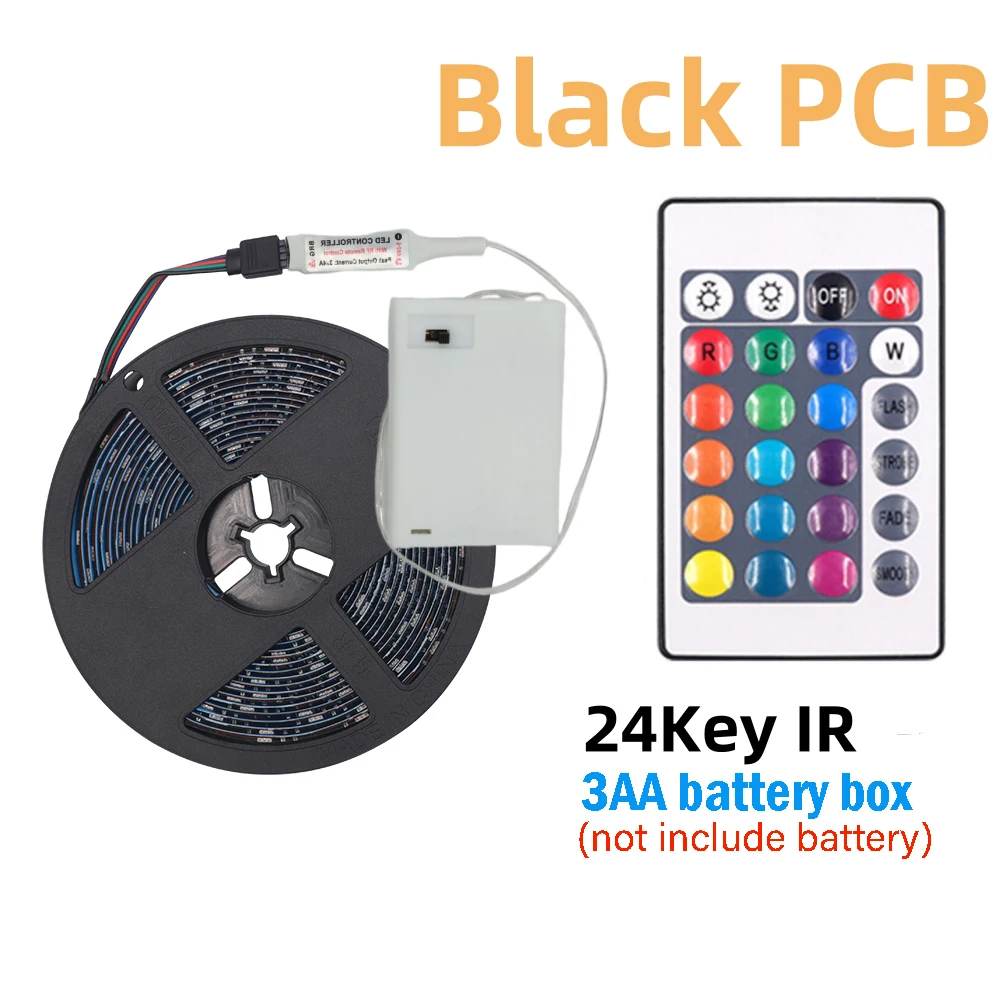 ตัวเลือกสินค้า เทปแสง LED ยืดหยุ่น RGB 5V 5050 สร้างบรรยากาศบ้าน