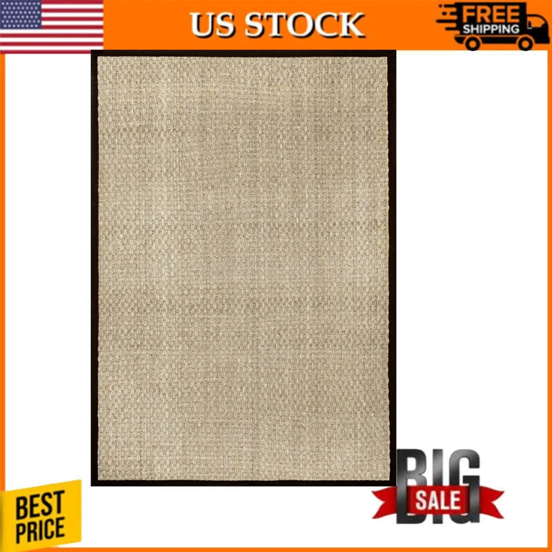 

Все коврики Hesse Checker Weave Seagrass Accent Mat, 2 '6' x 4 ', Черные Декоративные Коврики
