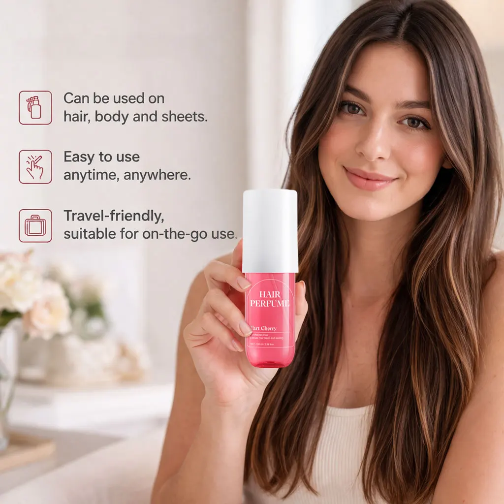Kersen haarparfum en bodymist voor dames verfrissende hairspray_voghion.com