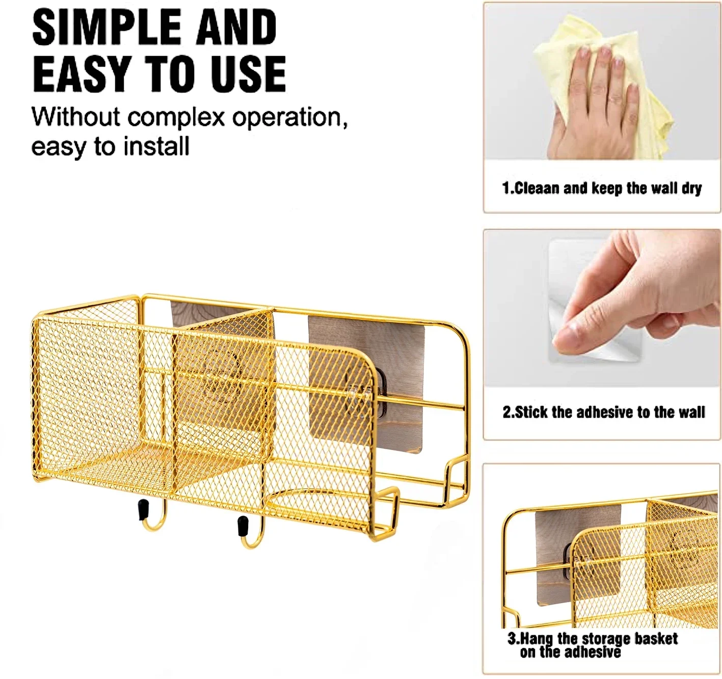 Nordic Gold Metal Iron Makeup Pen Storage Basket Office Desktop Sundries Makeup Brushes Holder Table Cosmetics Organizer Rack 6
