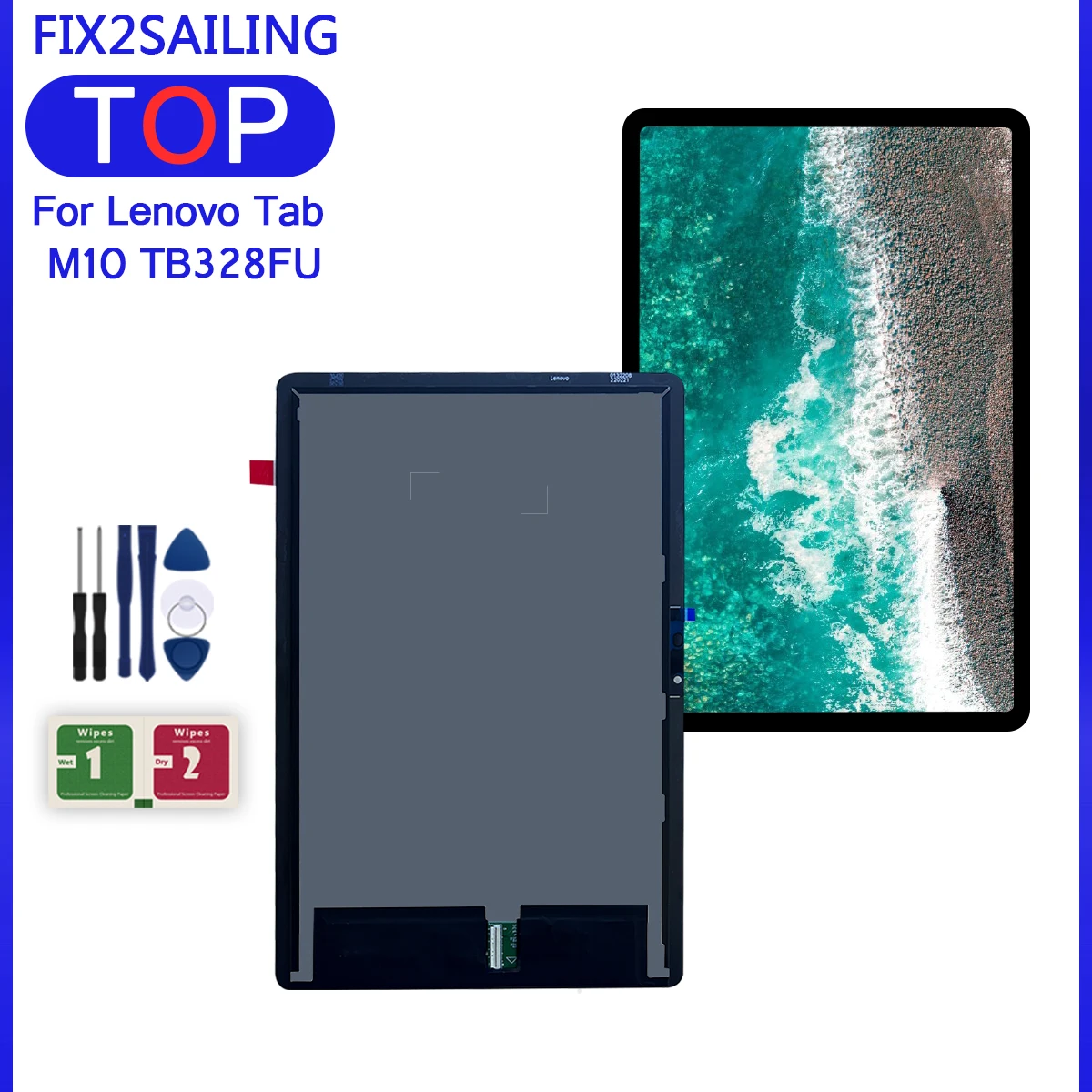 Original Display LCD For Lenovo Tab M10 Plus (Gen 3) 3rd Gen TB125FU  TB-328XU FU Touch Screen Digitizer Lcd Display Assembly - AliExpress