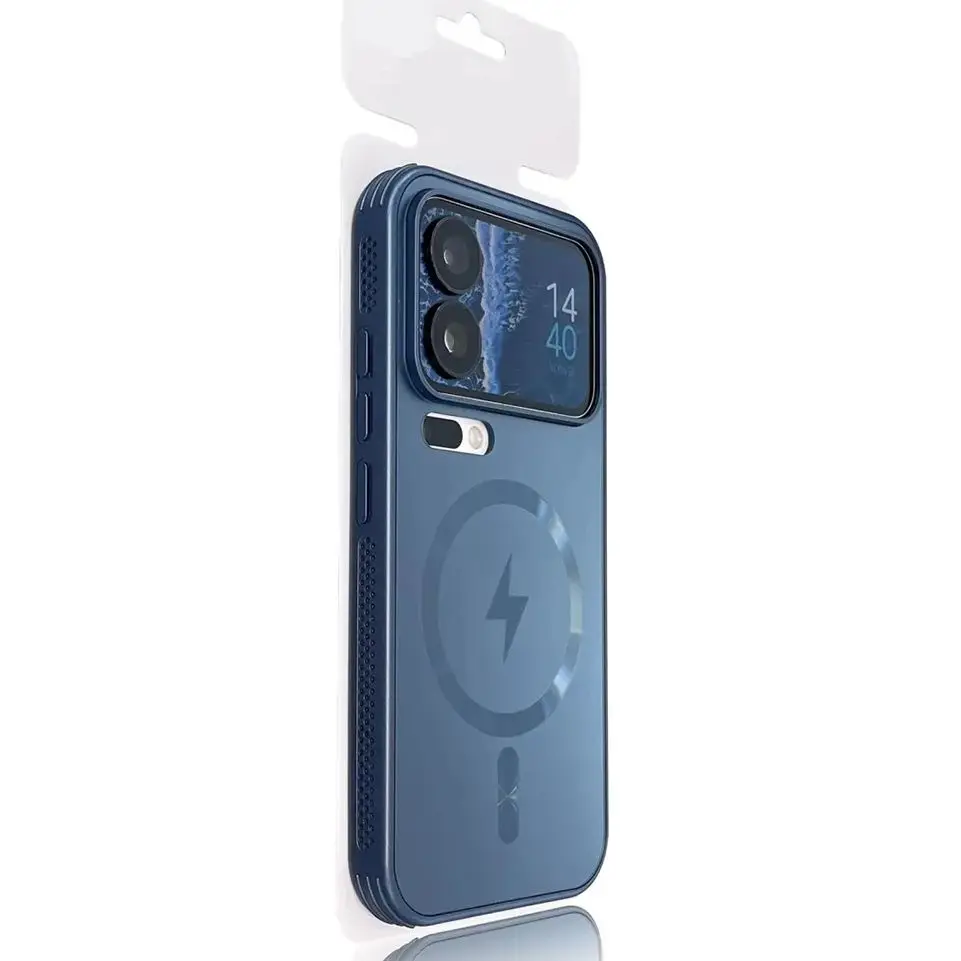 Luxury Plating Matte Magnetic Shockproof Case with Magsafe Compatibility