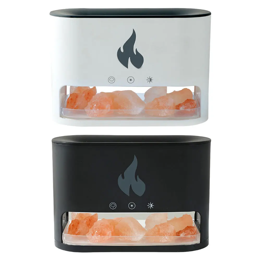Himalayan Salt Lamp Diffuser with 7 Colors Light & Timer Essential Oil Diffuser Aroma Aromatherapy for Bedroom