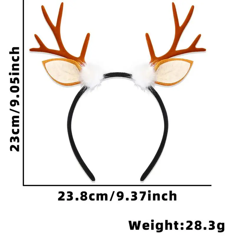 Christmas Antler Hairpins Christmas Headwear For Women Holiday Party Accessory Headband For Holiday Party