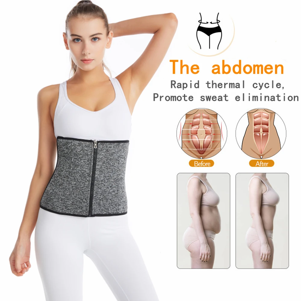 Sweat Belt Waist Trainer Corset Top 