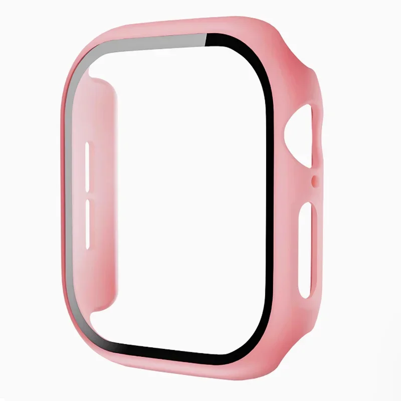 Apple Watch Matte Hard Bumper with Tempered Glass Screen Protector - 2025 Edition