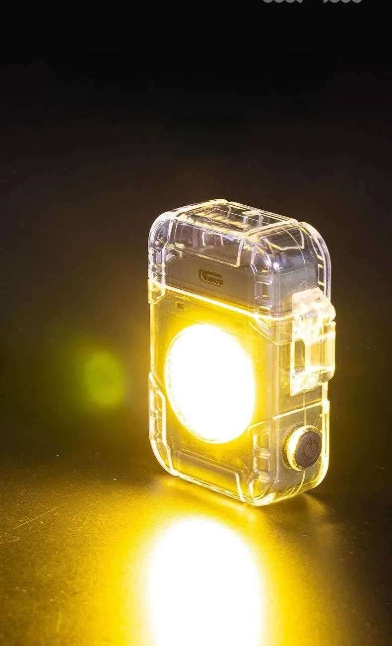 Description Picture 4 of itemNew Outdoor Waterproof USB Double Arc Lighter Fast Charging Portable Sports Exclusive LED Display Pulse Lighter Men's Gift