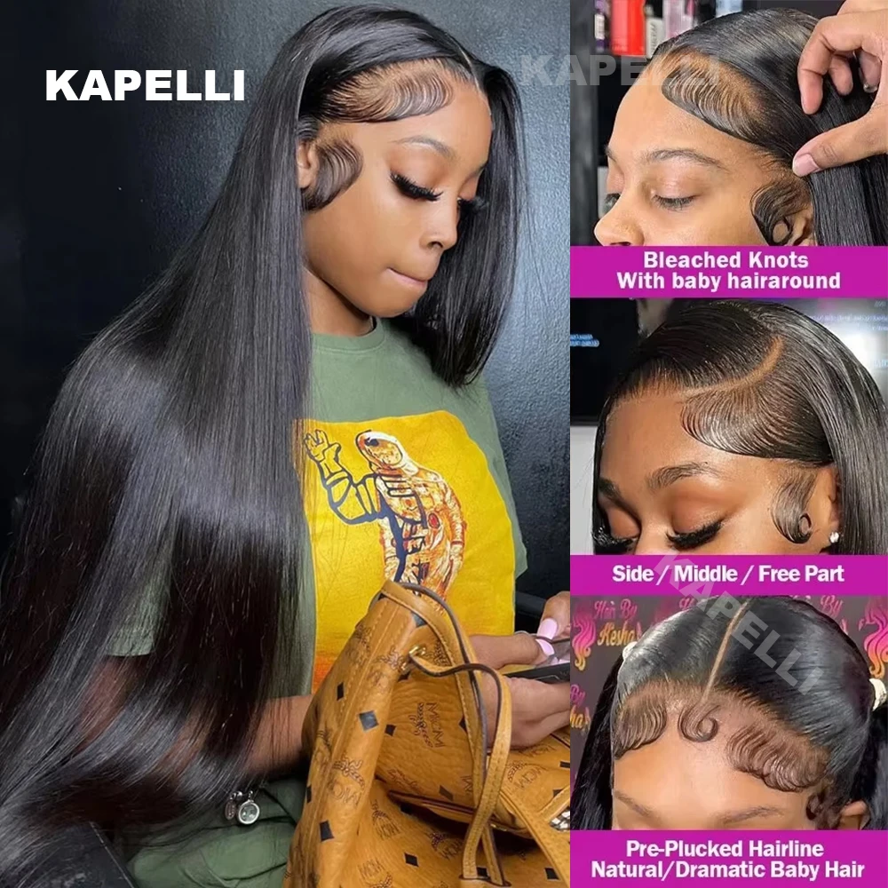 13x4 13x6 Transparent Lace Front Human Hair Wig for Women with human hair wig