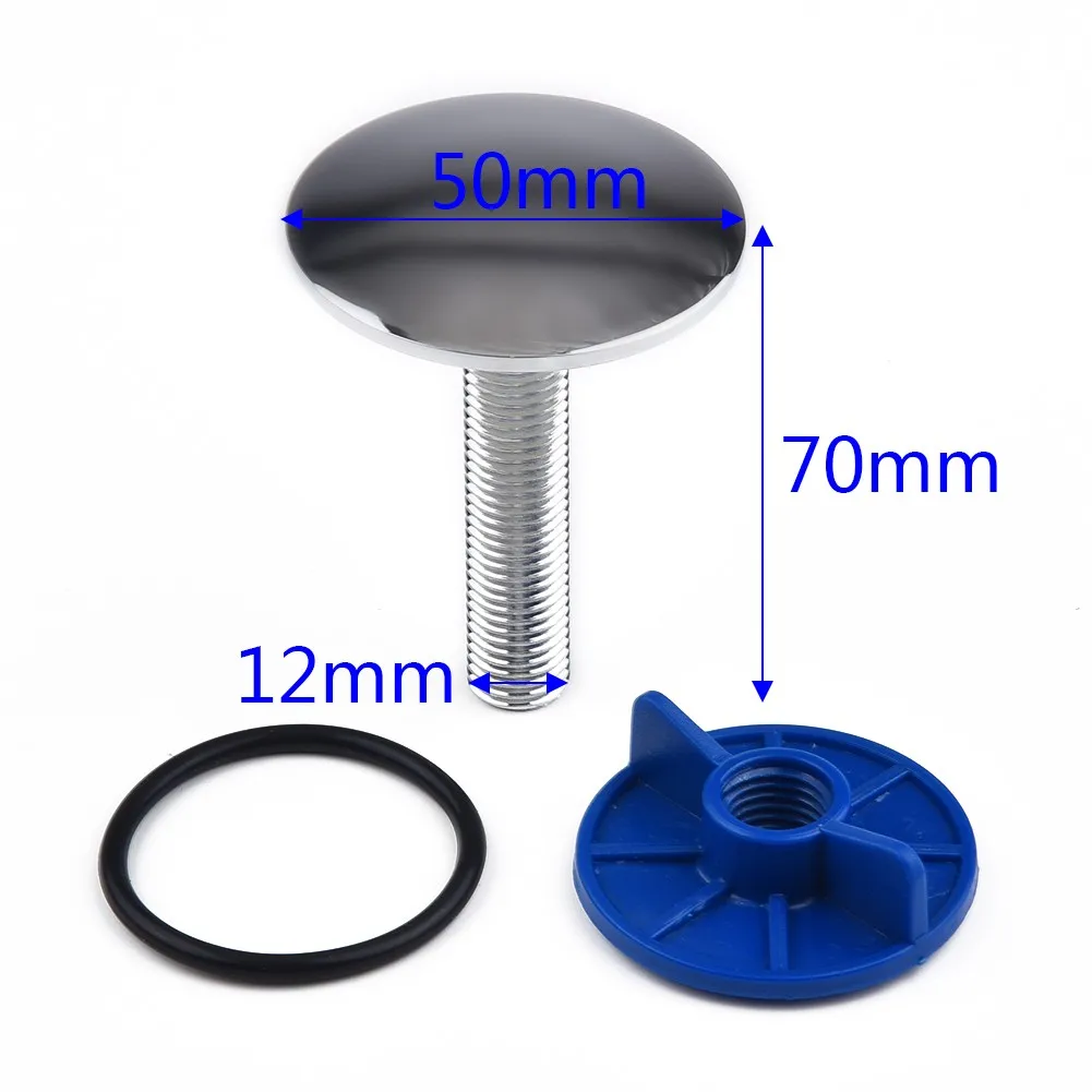2pcs Stainless Steel Kitchen Sink Hole Cover Faucet Tap Hole Plate Stopper Cover Blanking Metal Plug Plate Stopper 50mm