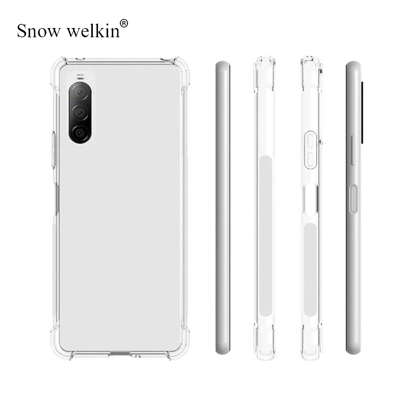 Ultra-Durable Clear Soft TPU Case with Airbag Corner Protection