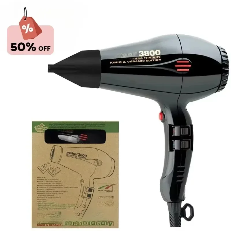 3800 Original Professional Blow Dryer Negative Ion Hot and Cold Air Hair Care 1600W Powerful Hair Dryer High Speed