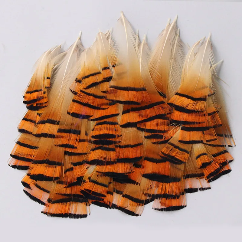 

500PCS 4-8CM Natural Golden Pheasant Tail Feathers for Crafts Wedding Decoration Small Pheasant Chicken Feathers Carnival Plumas