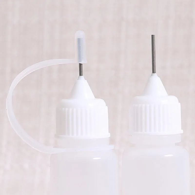 5Pcs 3ml 5ml 10ml 15ml 30ml 50ml 100ml 120ml Empty Plastic Squeezable Needle Tip Cap Dropper Bottles Eye Liquid Juice Containers