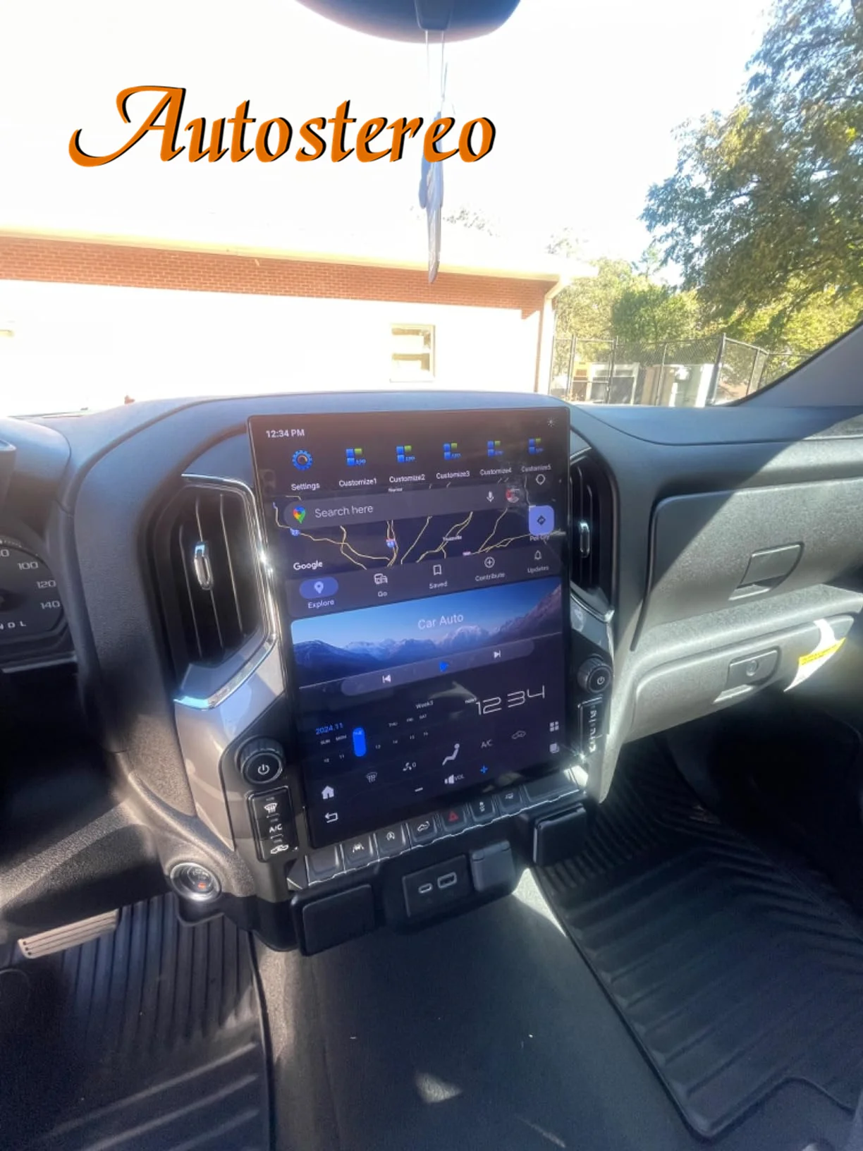15.6 Android 13 Car Radio for GMC Sierra Denali Silverado 2019 2020 2021 2022 20