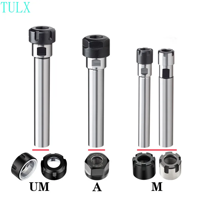 Tool Carrier Extension Rod ER Collet Chuck Holder CNC Milling TULX C6 C8 C10 C12 C16 C20 C25 C32 ER11 ER16 ER20 ER25/32