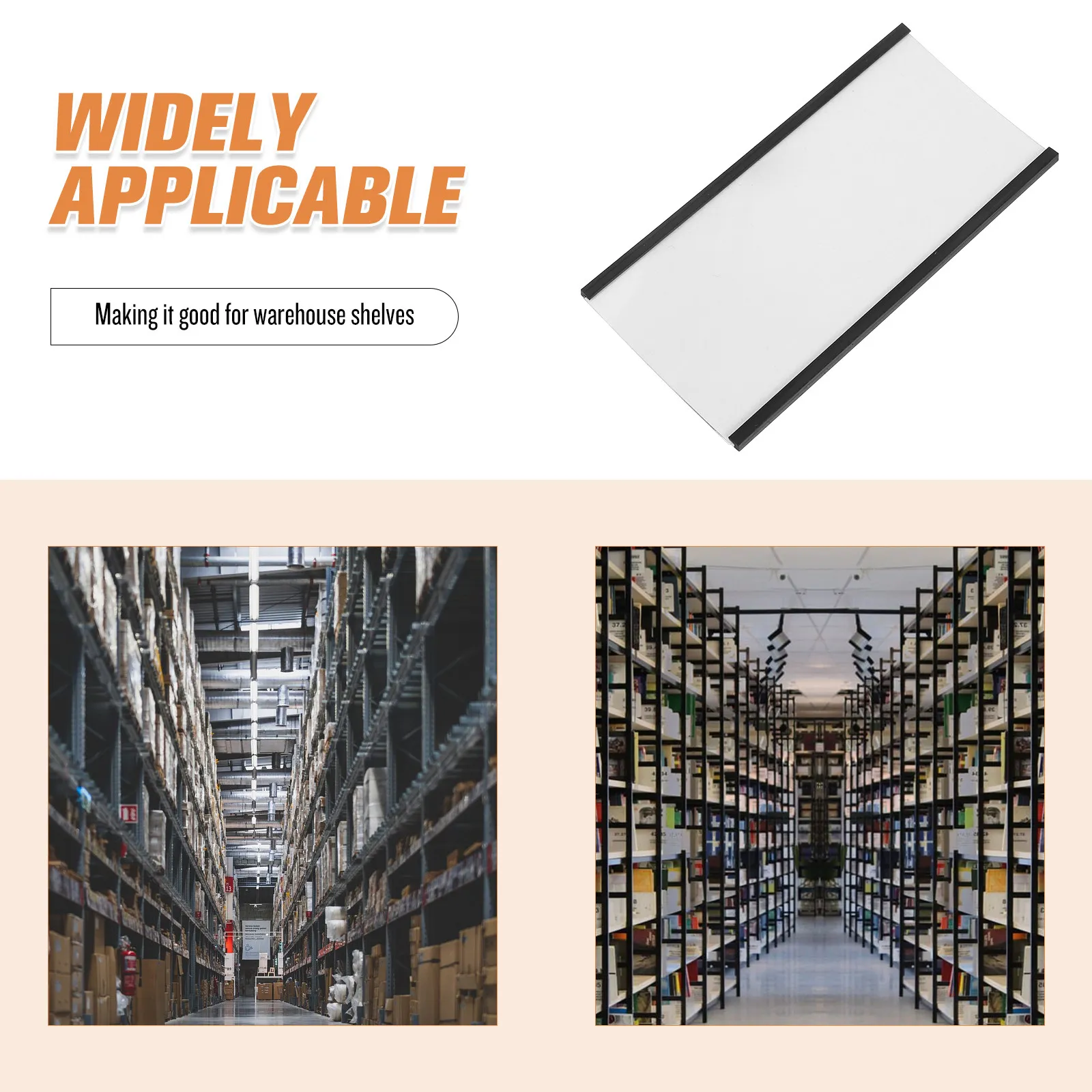 10 세트 자기 라벨 홀더 파일 캐비닛용 이름표 클립 냉장고 재사용 가능한 부드러운 쓰기 선반 사인 정리함