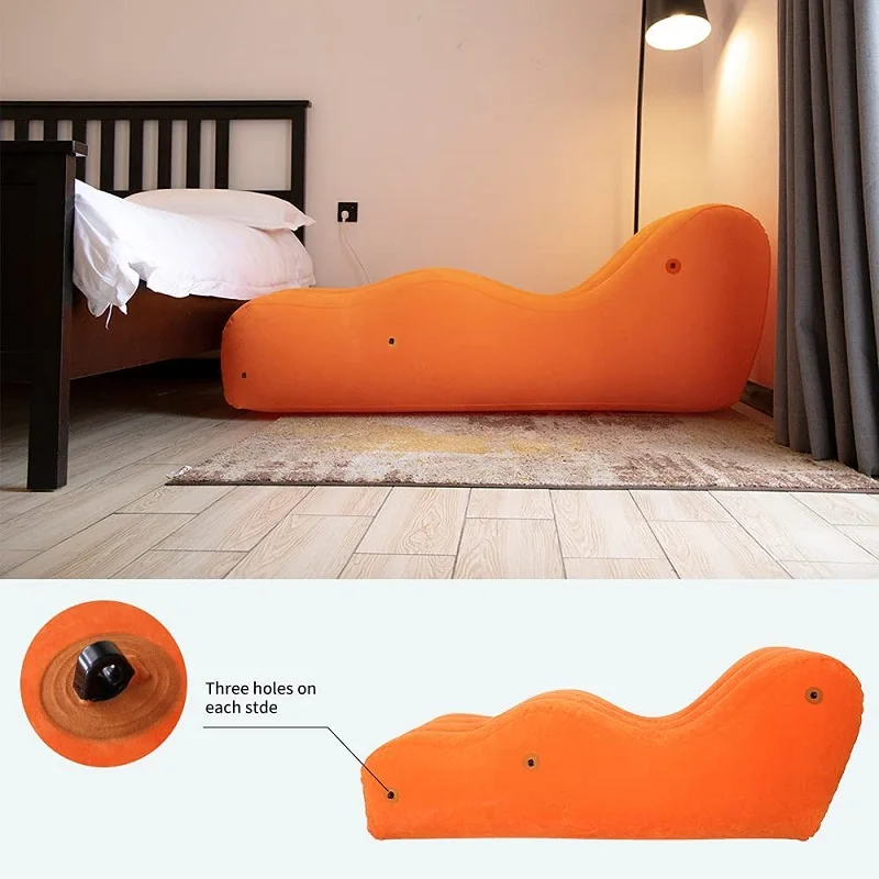 Inflatable Sofa Bed Chaise Furniture Love Pillow Make Love Air
