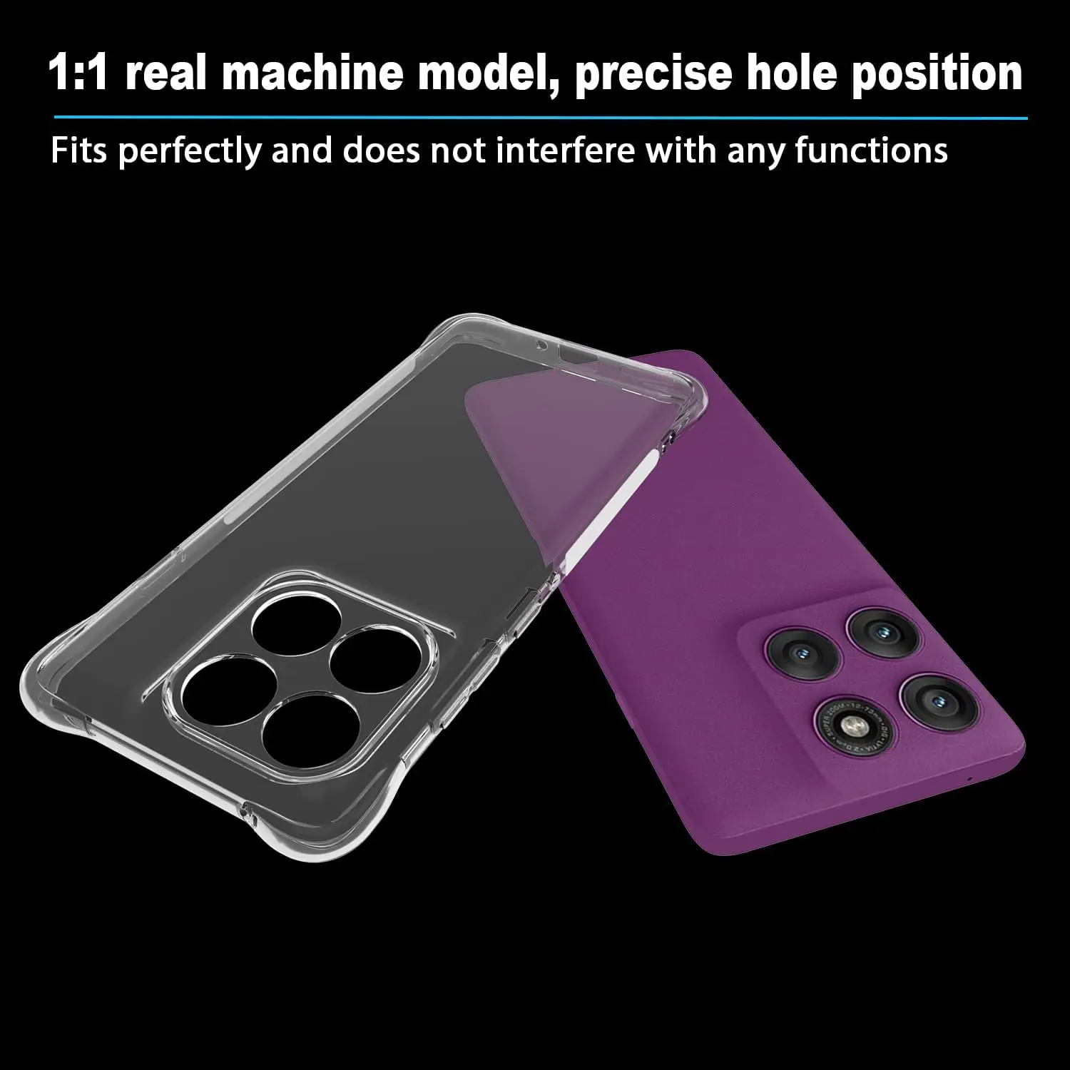 Durable Transparent TPU Shockproof Phone Case