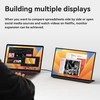 EHOMEWEI OLED Portable Monitor Om Series 13.3" FHD 60HZ 100%DCI-P3 16:9 For Switch Laptop Windows Macbook - Image 4