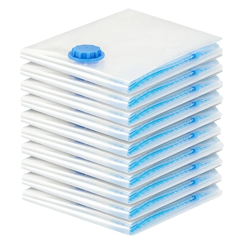 Vacuum Bags For Clothes 40 X 30 Cm Reusable Storage Bags Vacuum With Seal And Space Saving Travel Pack Of 10 vacuum seal bags vacuum bags