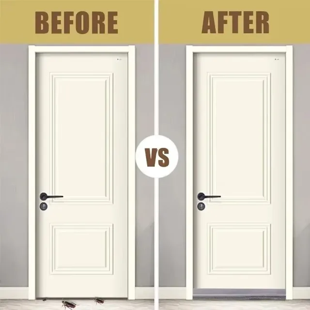 Door Bottom Brush Seal Strip with Brush Dust Prevent Rubber Blocker Insect Proof Home Windproof Self Adhesive Seal Strips 4